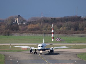 Flugzeug Flughafen Düsseldorf